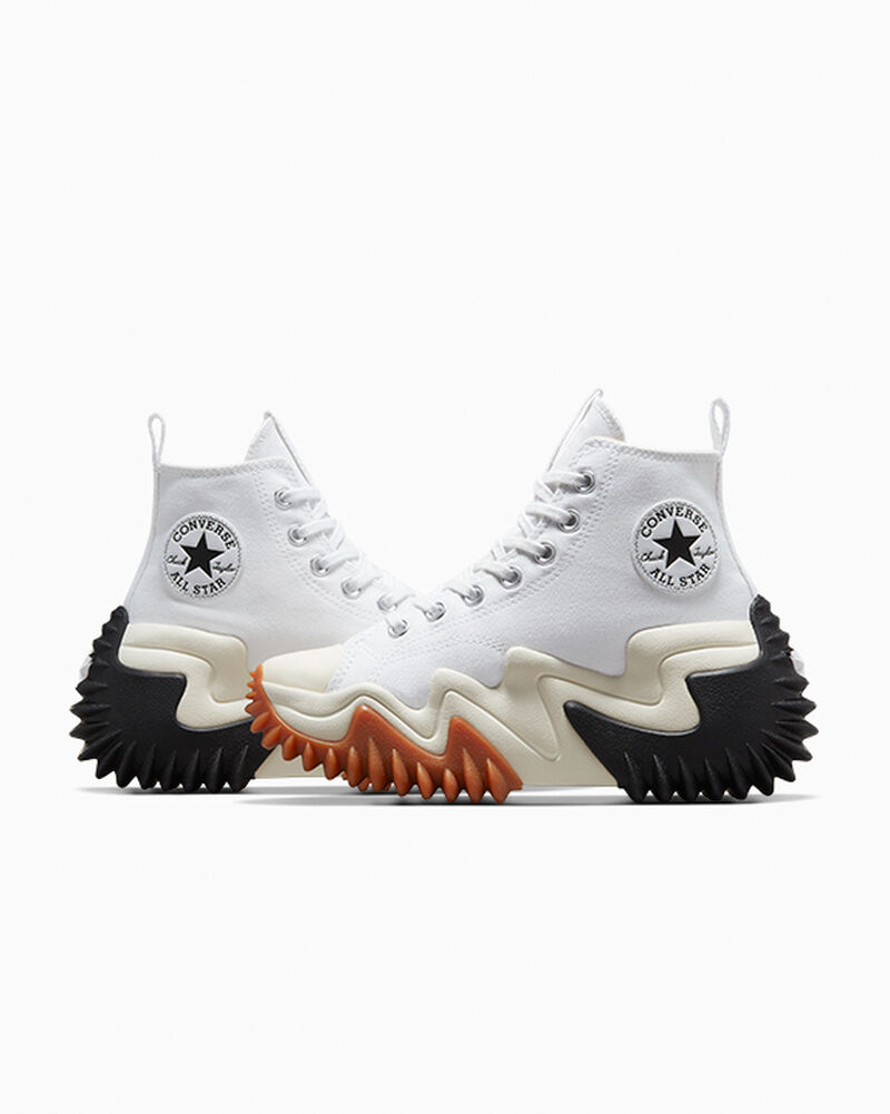 Dámské Vysoké Converse ​Run Star Motion CX Unisex Bílé Černé Oranžové | 5710-QOIFV
