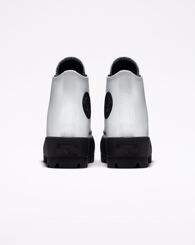 Dámské Vysoké Converse ​Surface Fusion Lugged Chuck Taylor All Star Bílé Bílé Černé | 0952-OJGYD