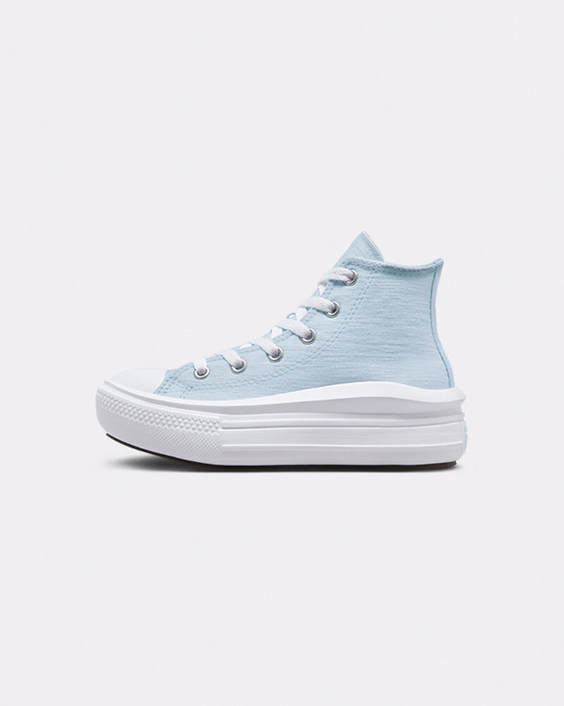 Dětské Boty Na Platformy Converse ​Chuck Taylor All Star Move Cloud Patch Little Kids Blankyt Blankyt | 6152-UFLCS
