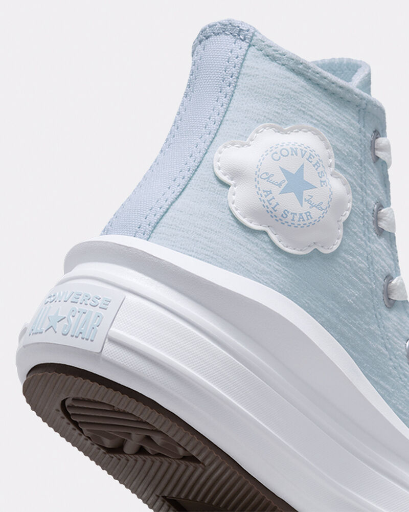 Dětské Boty Na Platformy Converse ​Chuck Taylor All Star Move Cloud Patch Little Kids Blankyt Blankyt | 6152-UFLCS