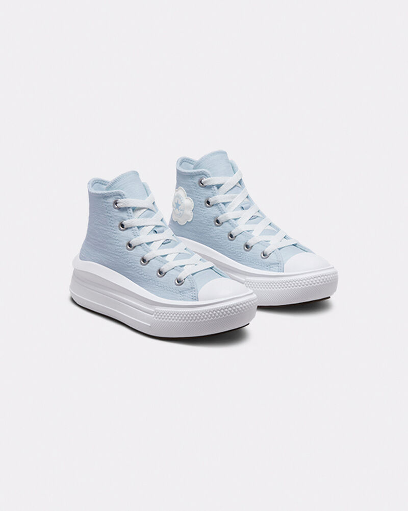 Dětské Boty Na Platformy Converse ​Chuck Taylor All Star Move Cloud Patch Little Kids Blankyt Blankyt | 6152-UFLCS