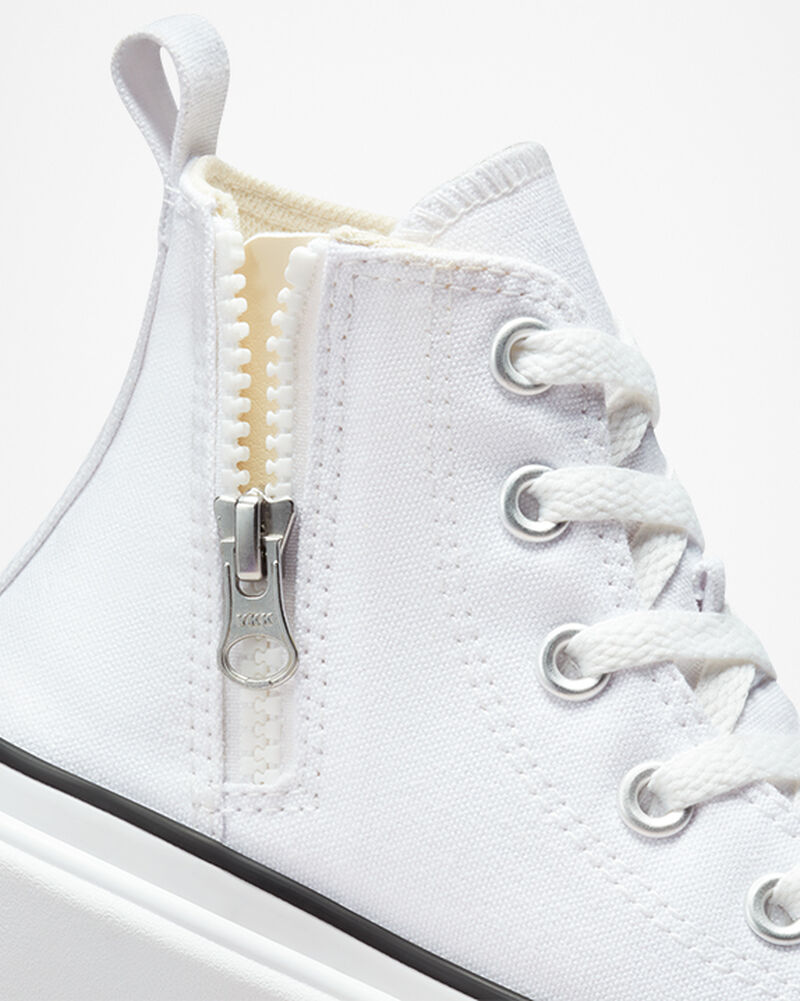Dětské Boty Na Platformy Converse ​Chuck Taylor All Star Lugged Lift Platene Little Kids Bílé Bílé Černé | 7065-LWZMQ