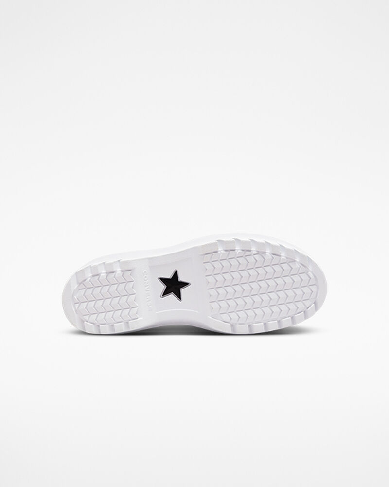 Dětské Boty Na Platformy Converse ​Chuck Taylor All Star Lugged Lift Platene Little Kids Bílé Bílé Černé | 7065-LWZMQ