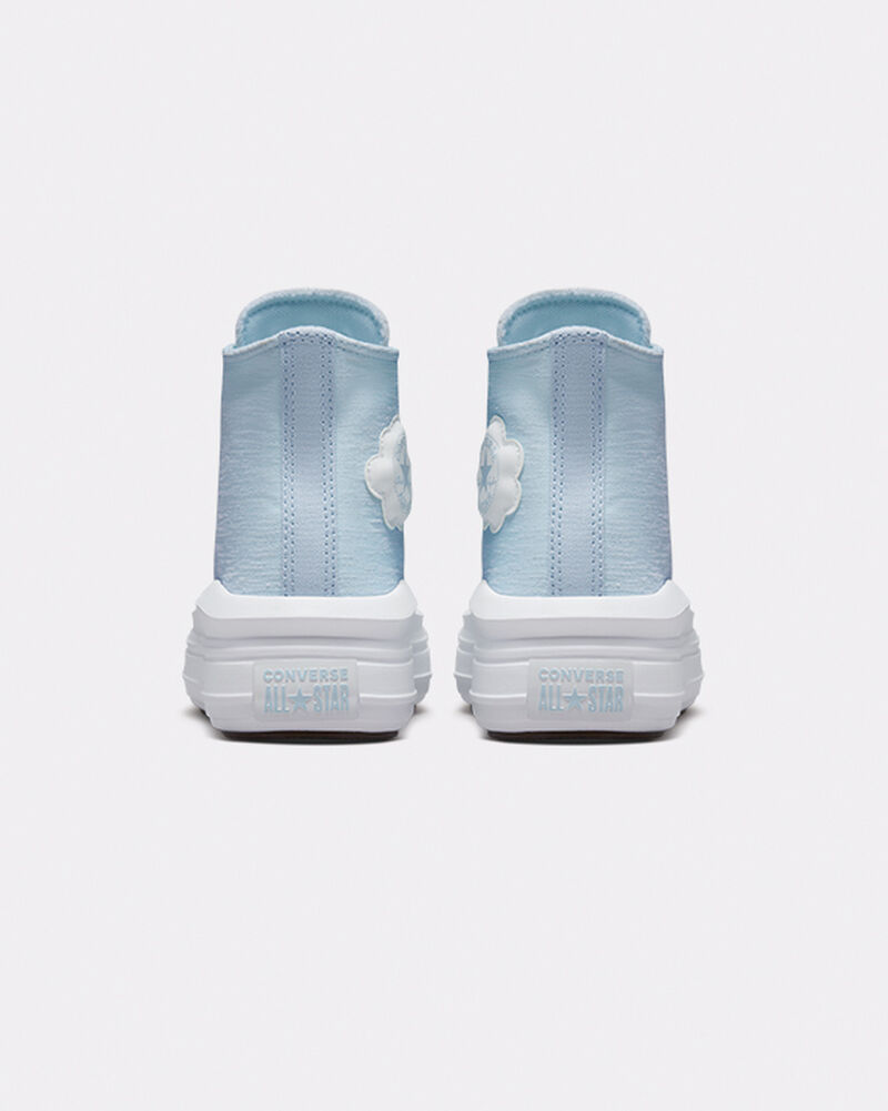 Dětské Boty Na Platformy Converse ​Chuck Taylor All Star Move Cloud Patch Big Kids Blankyt Blankyt | 7862-BOWPT