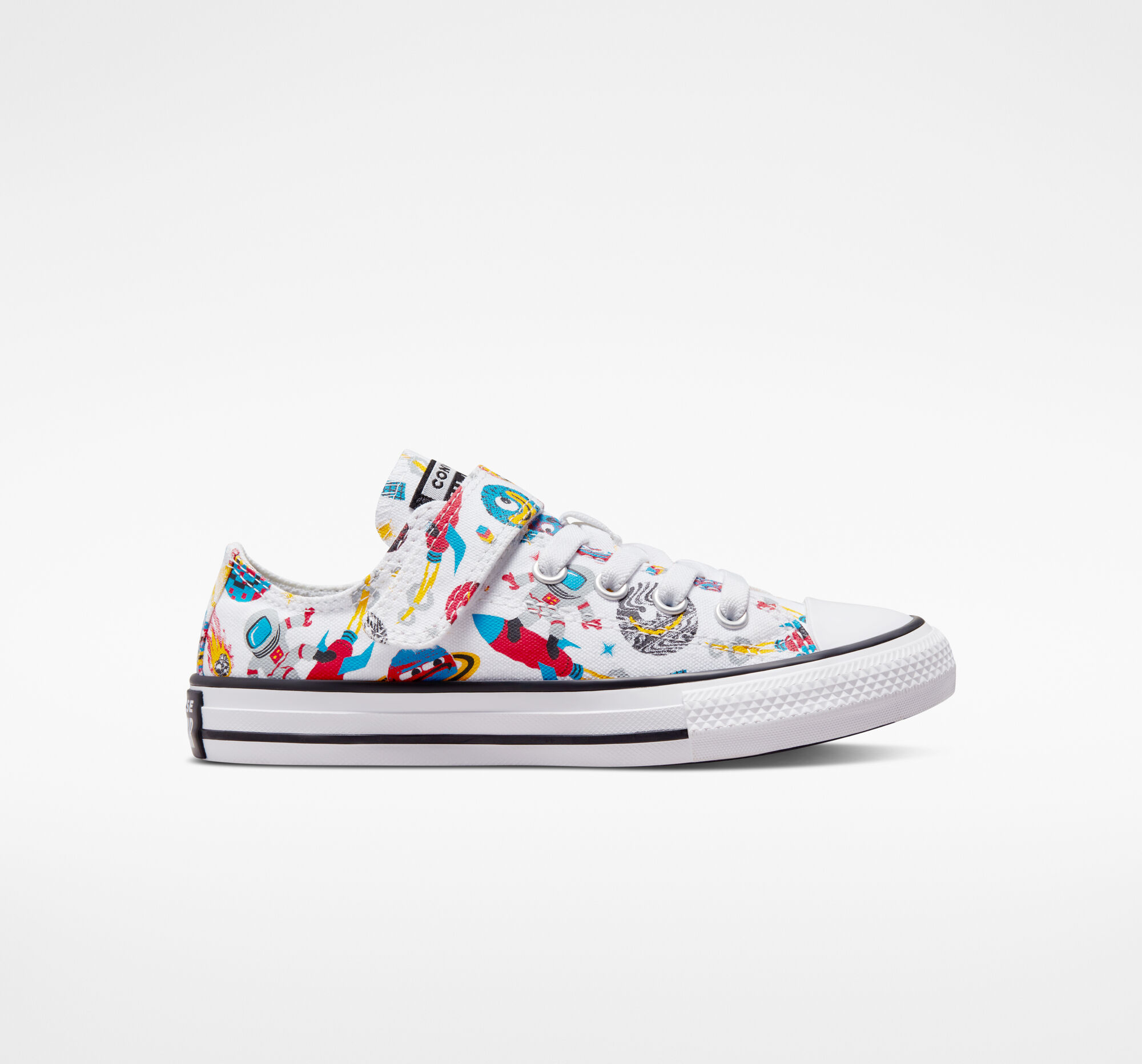 Dětské Nízké Converse ​Chuck Taylor All Star Easy-On Space Cruiser Little Kids Bílé Červené | 7593-FBWQR