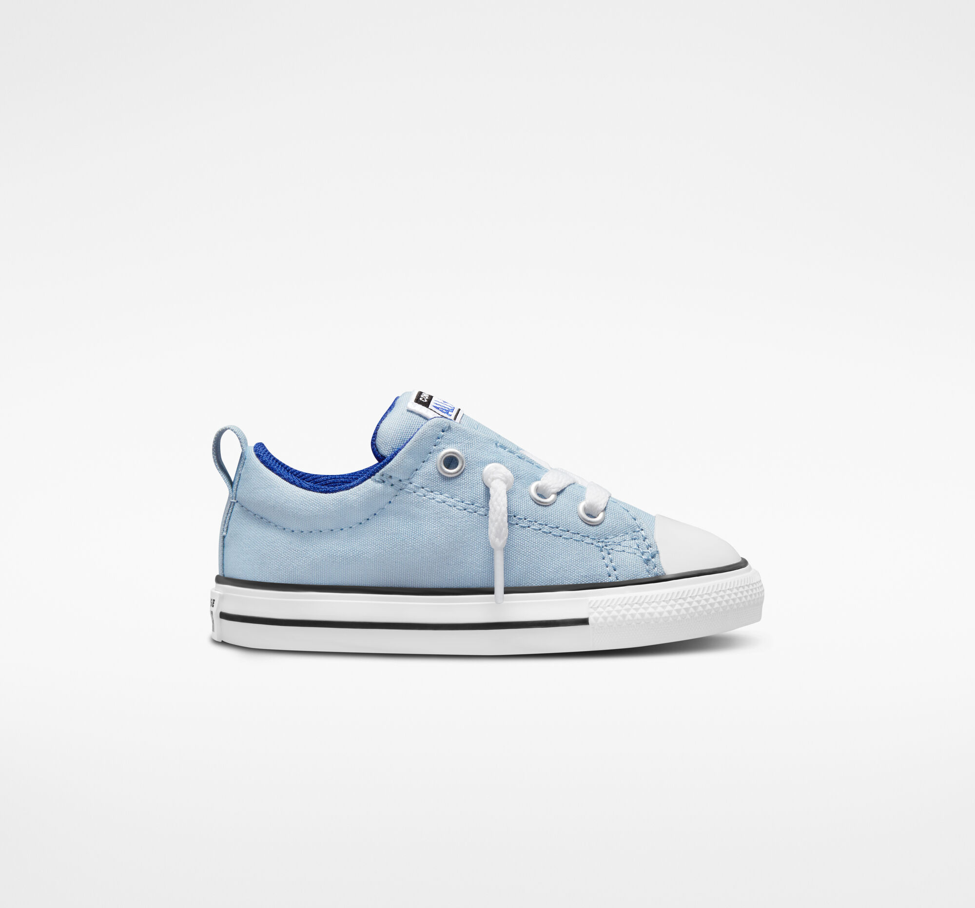 Dětské Nízké Converse ​Chuck Taylor All Star Street Seasonal Color Toddler Blankyt Blankyt Bílé | 8679-KGYMO