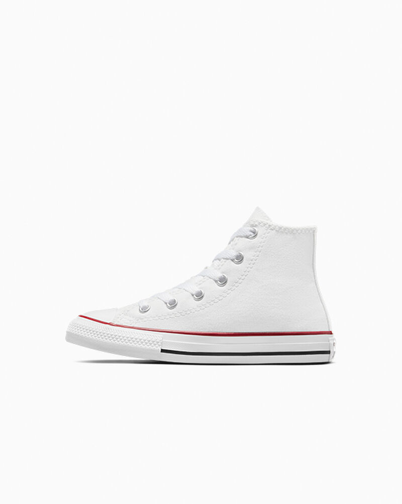 Dětské Vysoké Converse ​Chuck Taylor All Star Classic Little Kids Bílé | 2705-EMUKJ