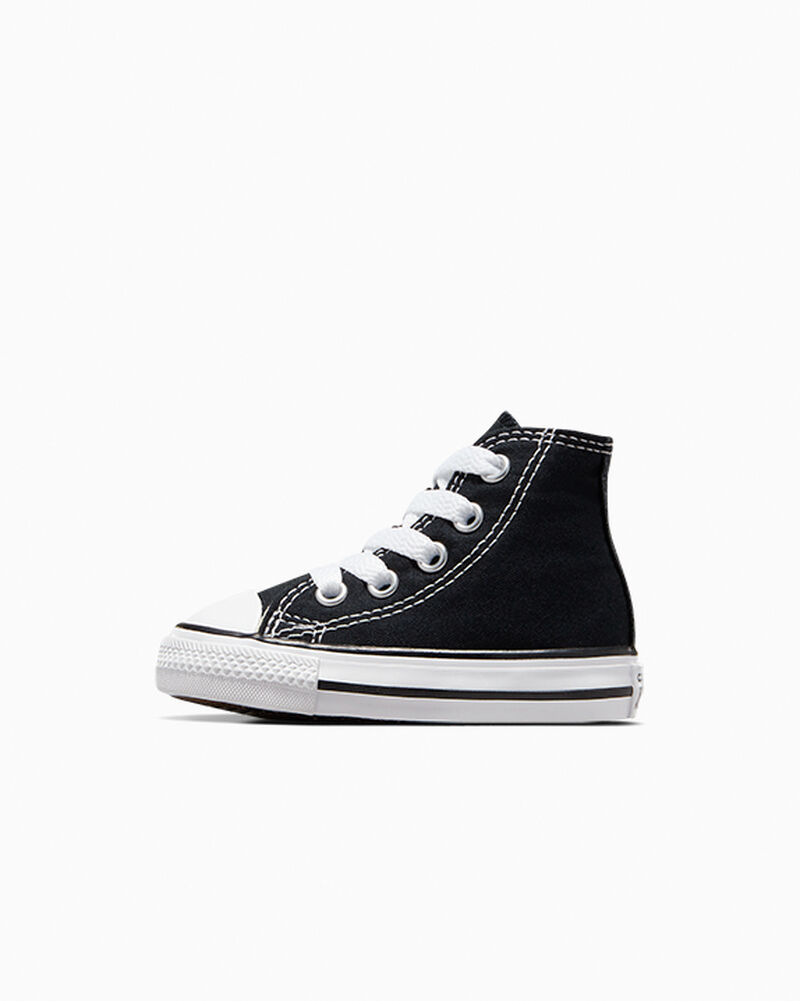 Dětské Vysoké Converse ​Chuck Taylor All Star Classic Toddler Černé | 3957-NAJGL