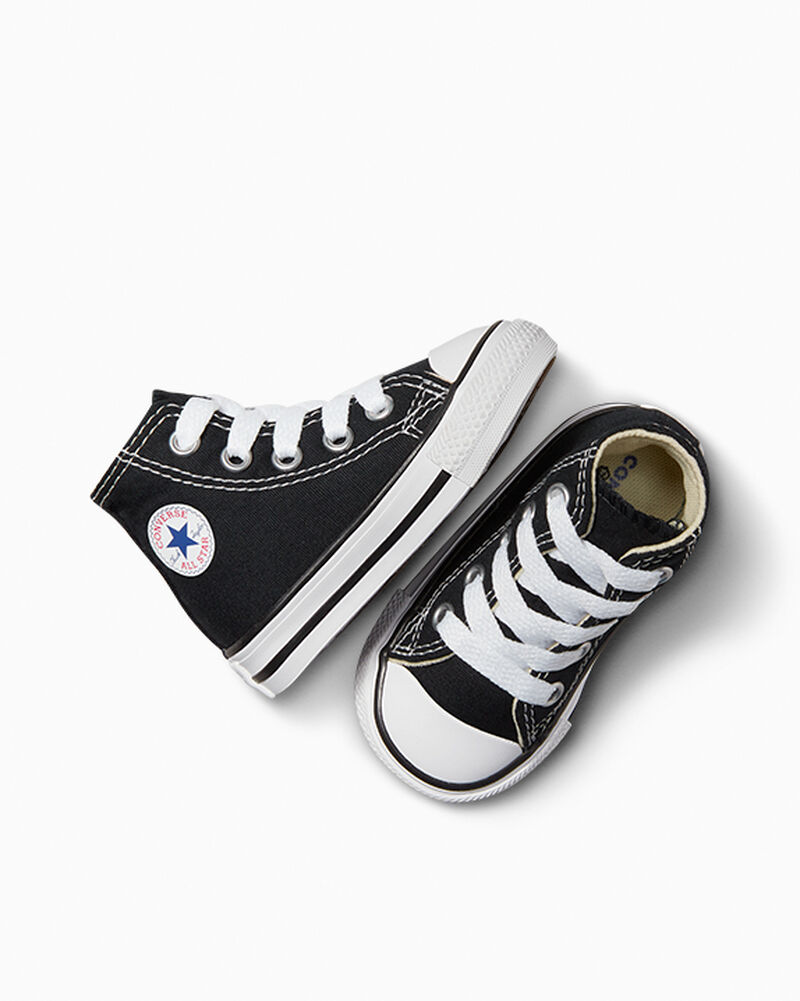 Dětské Vysoké Converse ​Chuck Taylor All Star Classic Toddler Černé | 3957-NAJGL