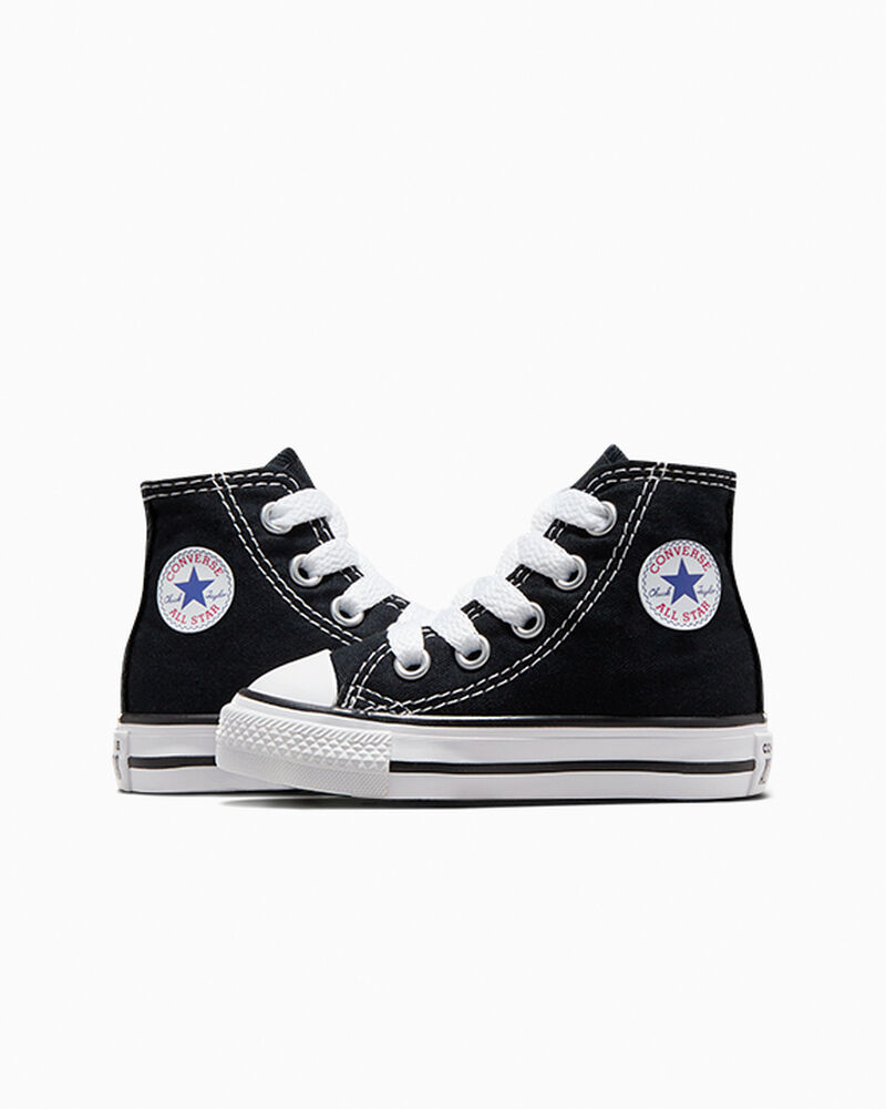 Dětské Vysoké Converse ​Chuck Taylor All Star Classic Toddler Černé | 3957-NAJGL