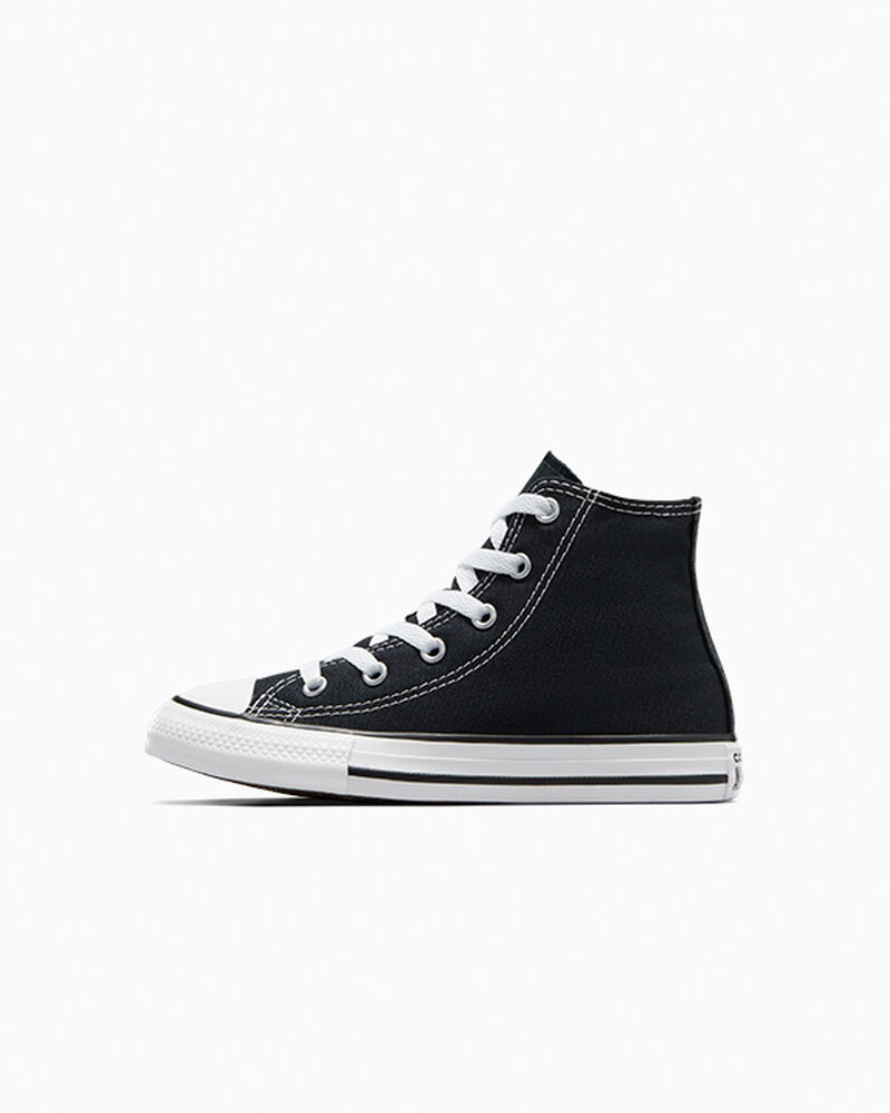 Dětské Vysoké Converse ​Chuck Taylor All Star Classic Little Kids Černé | 4312-WFDNL