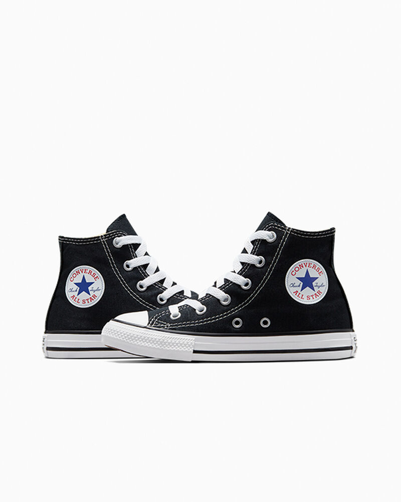 Dětské Vysoké Converse ​Chuck Taylor All Star Classic Little Kids Černé | 4312-WFDNL