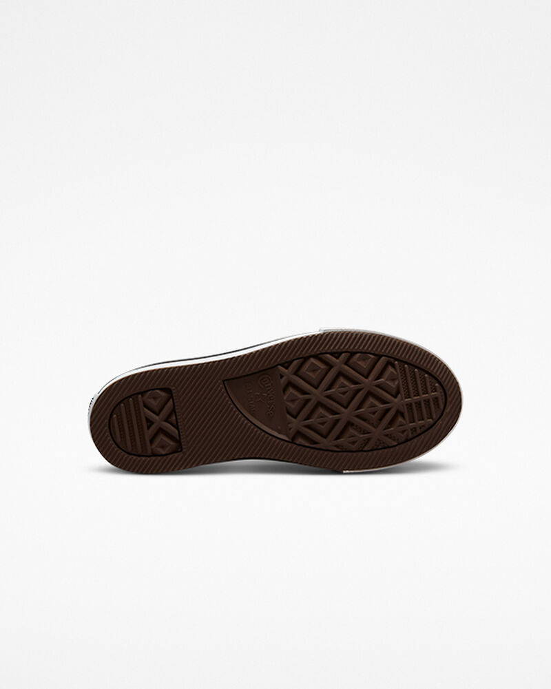 Dětské Vysoké Converse ​Chuck Taylor All Star Lift Little Kids Bílé Černé | 5702-FJGAK