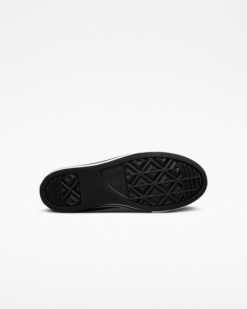 Dětské Vysoké Converse ​Chuck Taylor All Star Lift Big Kids Černé Bílé Černé | 6942-UEZCJ