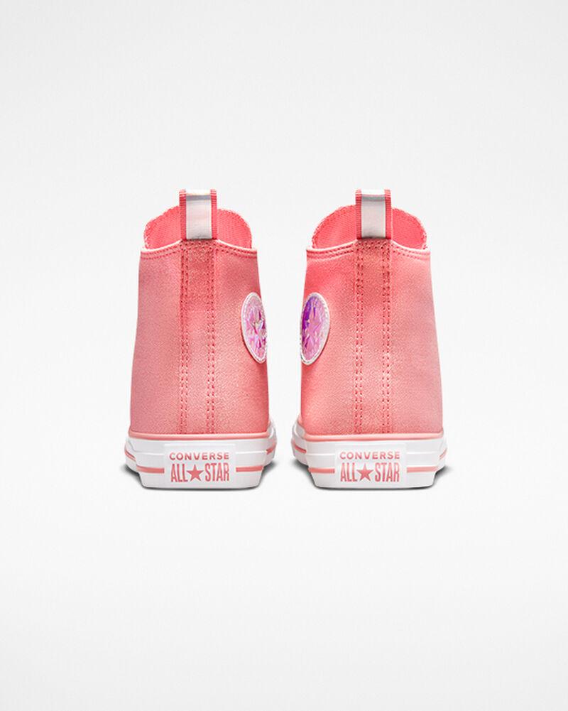 Dětské Vysoké Converse ​Chuck Taylor All Star Iridescent Big Kids Bílé Bílé | 7856-NOLYH