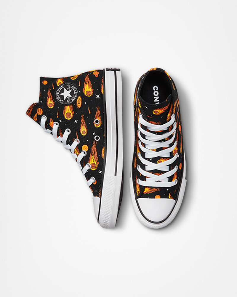 Dětské Vysoké Converse ​Chuck Taylor All Star Comets Big Kids Černé Bílé | 8416-GKWSH
