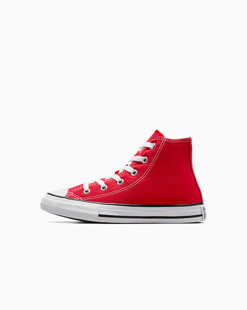 Dětské Vysoké Converse ​Chuck Taylor All Star Classic Little Kids Červené | 9824-FRVTI
