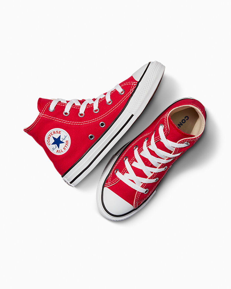 Dětské Vysoké Converse ​Chuck Taylor All Star Classic Little Kids Červené | 9824-FRVTI