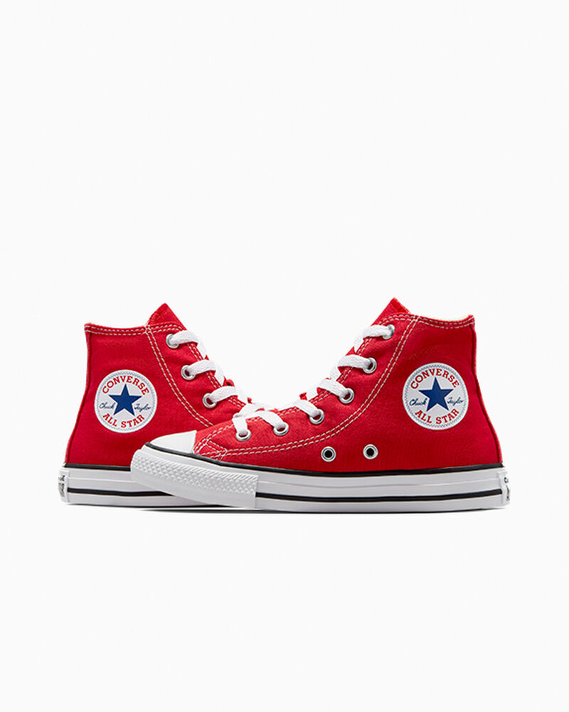 Dětské Vysoké Converse ​Chuck Taylor All Star Classic Little Kids Červené | 9824-FRVTI