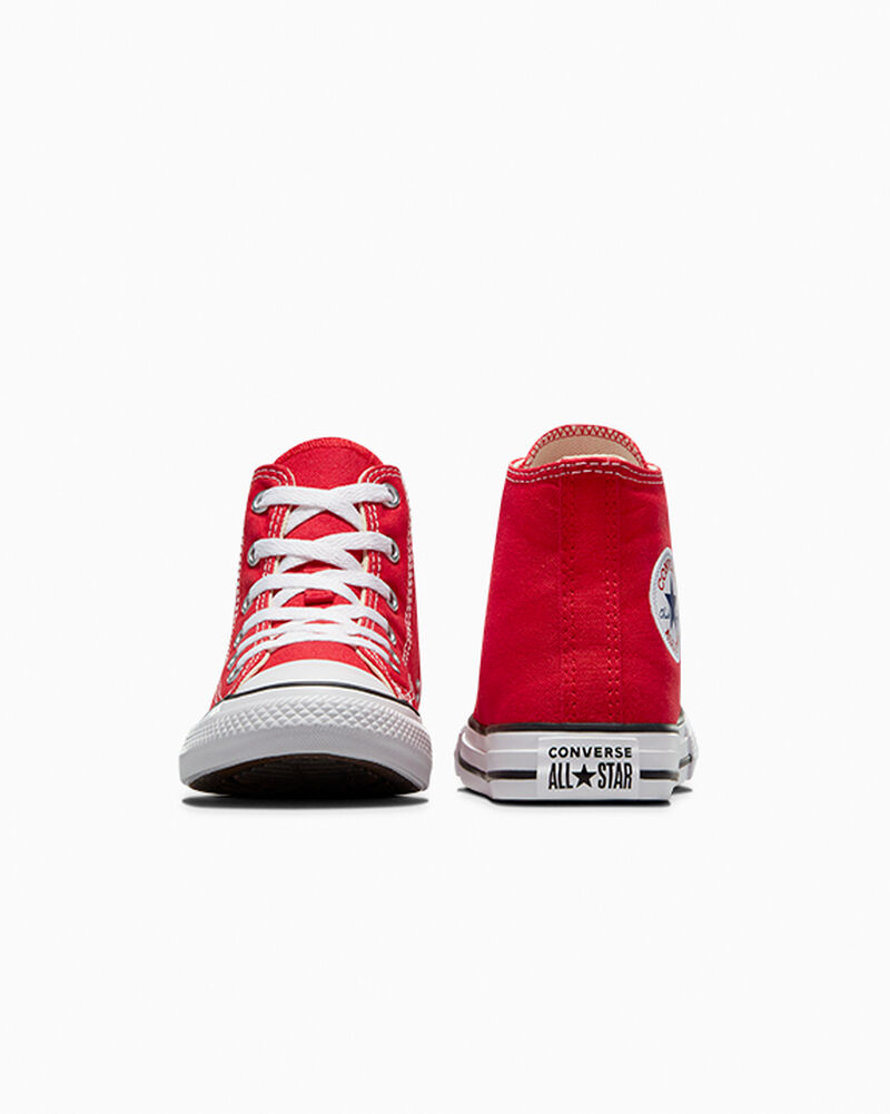 Dětské Vysoké Converse ​Chuck Taylor All Star Classic Little Kids Červené | 9824-FRVTI