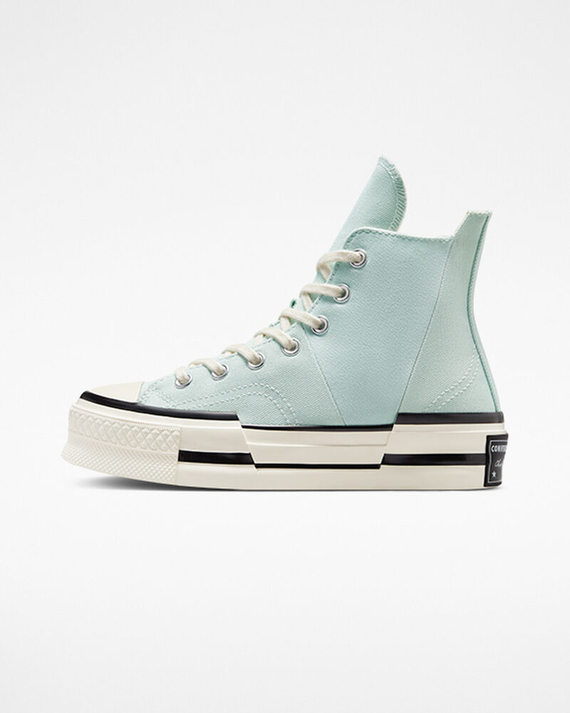 Pánské Boty Na Platformy Converse ​Chuck 70 Plus Unisex Světle Tyrkysové Bílé Bílé | 1392-GCBLR