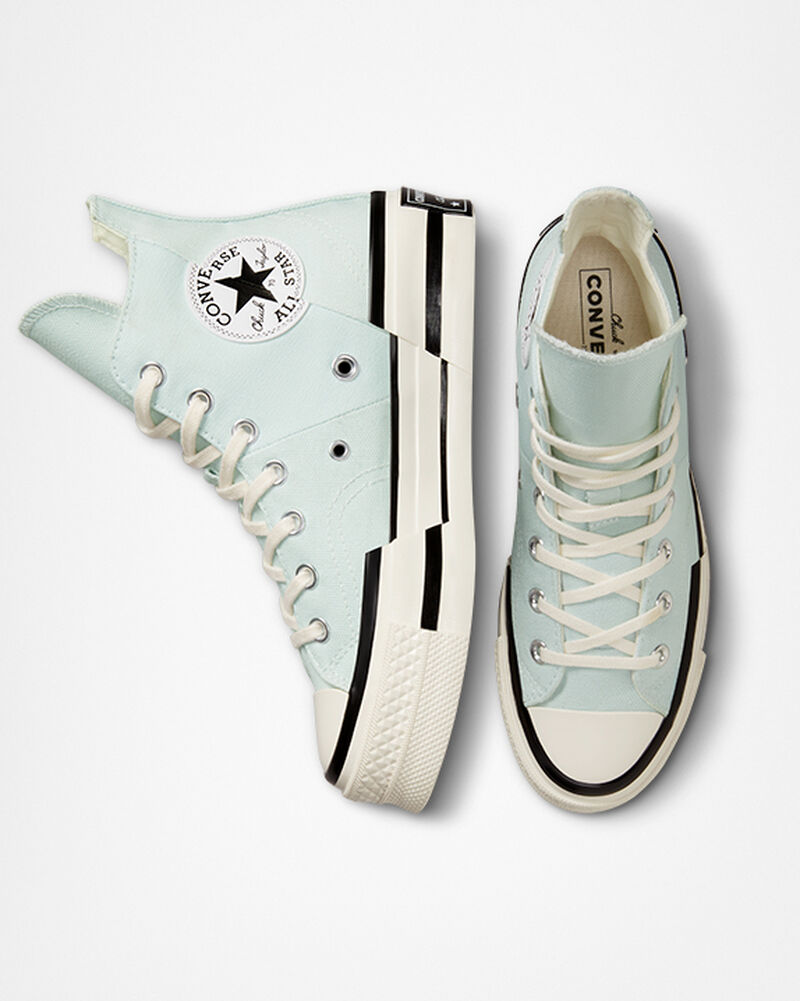 Pánské Boty Na Platformy Converse ​Chuck 70 Plus Unisex Světle Tyrkysové Bílé Bílé | 1392-GCBLR