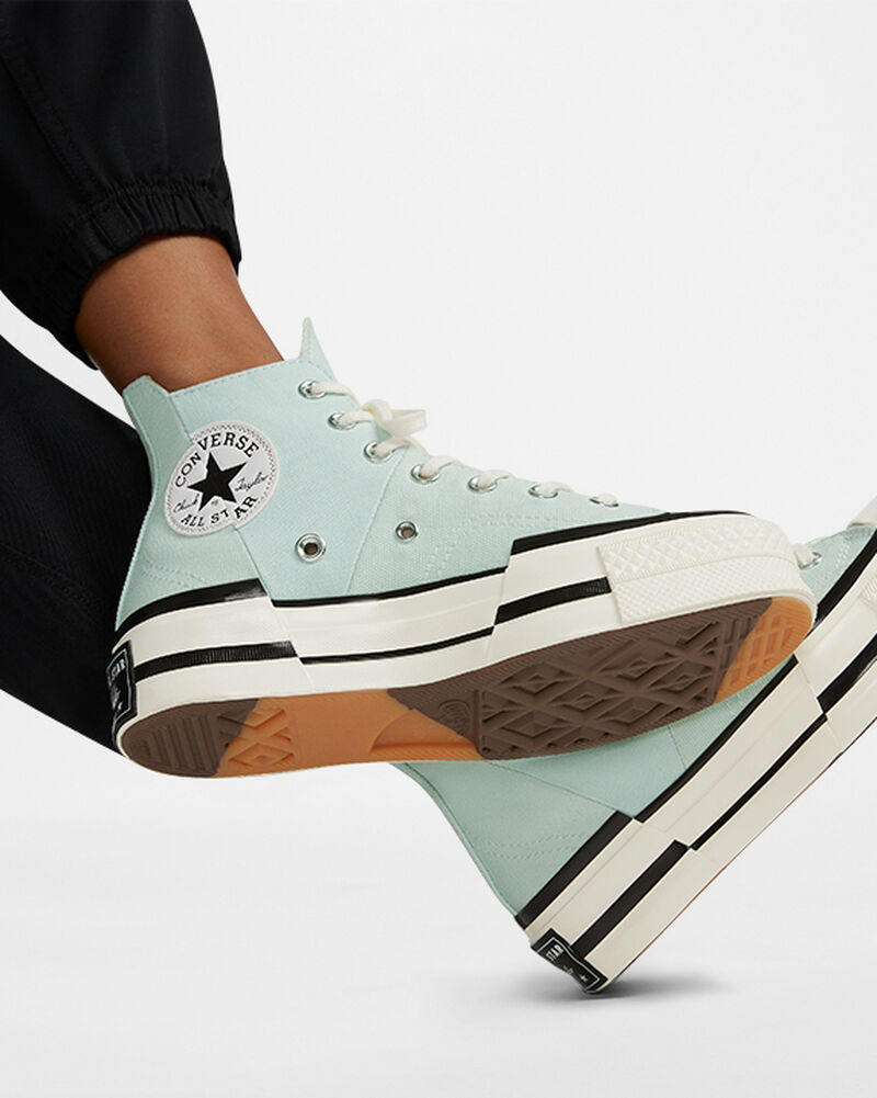Pánské Boty Na Platformy Converse ​Chuck 70 Plus Unisex Světle Tyrkysové Bílé Bílé | 1392-GCBLR