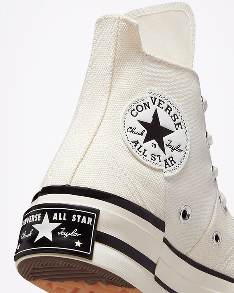 Pánské Boty Na Platformy Converse ​Chuck 70 Plus Unisex Černé | 4015-MUTDR