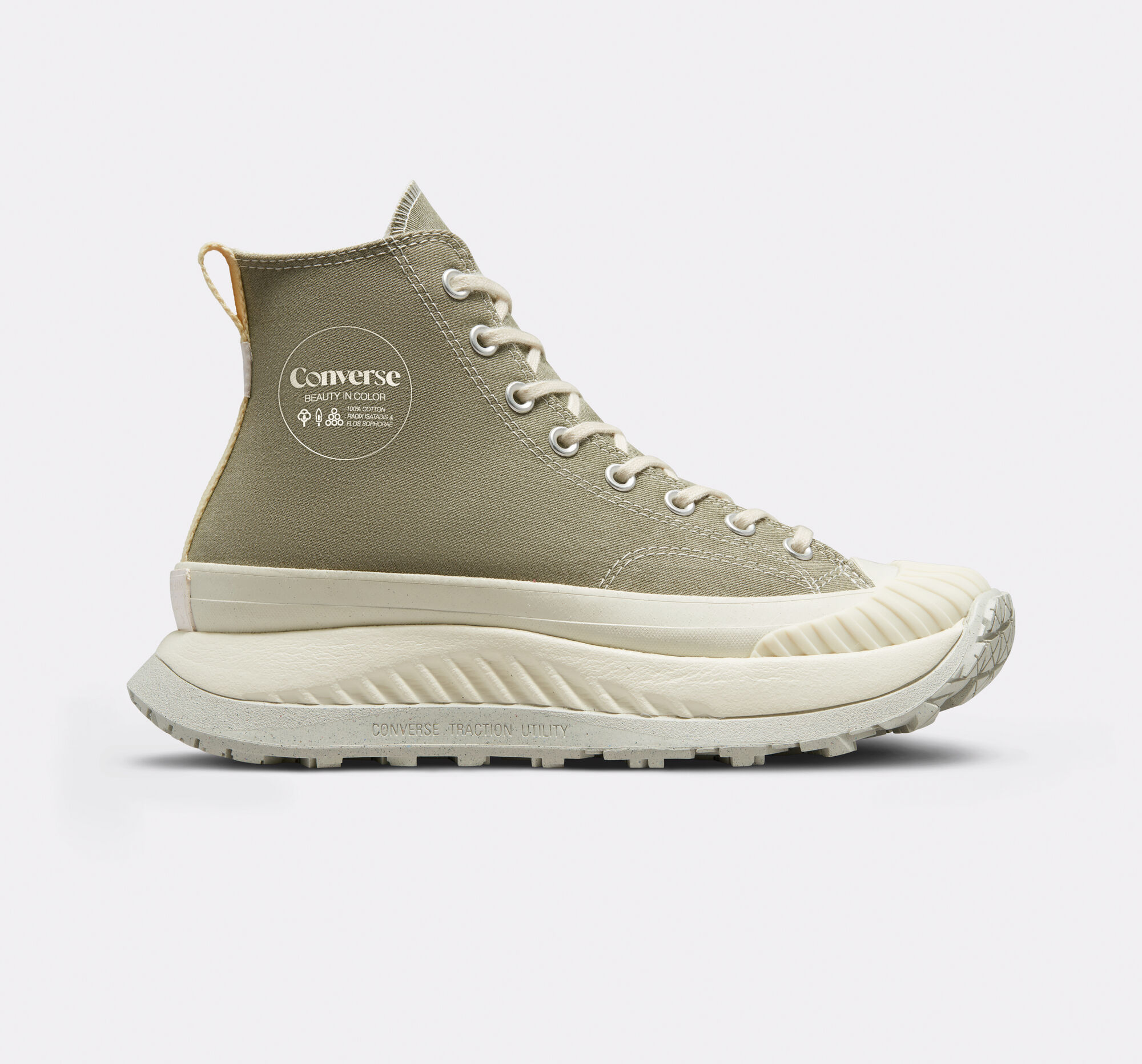Pánské Boty Na Platformy Converse ​Chuck 70 AT-CX Bavlněné Twill Unisex Zelene | 7456-PRTQK