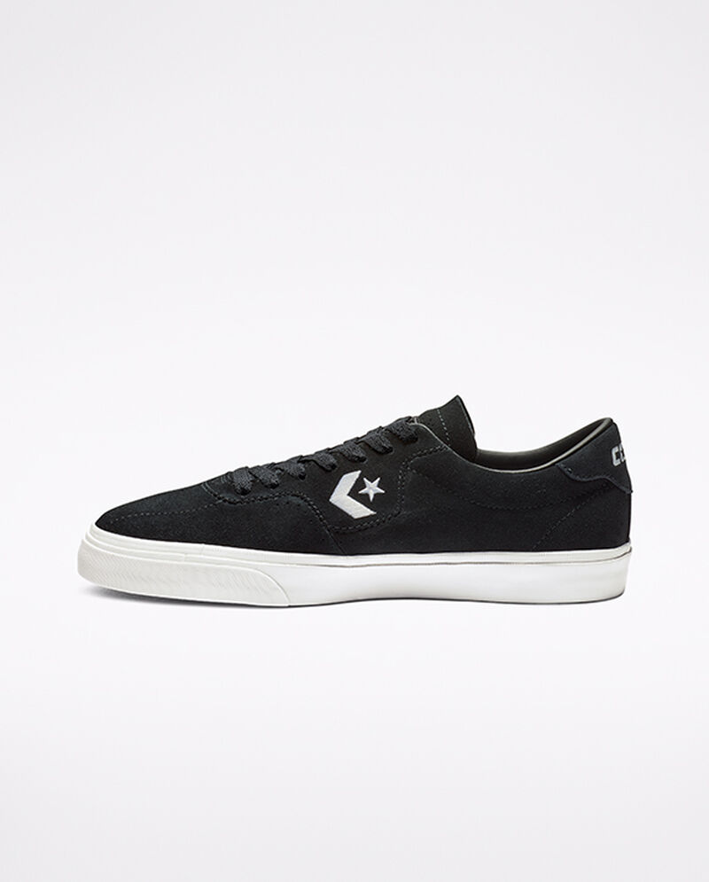 Pánské Nízké Converse CONS Louie Lopez Pro Černé Černé Bílé | 4861-JVAXE