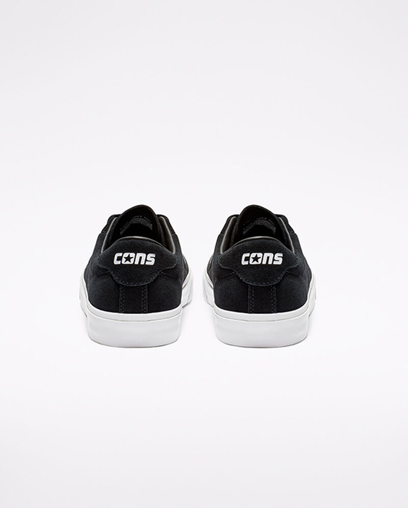 Pánské Nízké Converse CONS Louie Lopez Pro Černé Černé Bílé | 4861-JVAXE