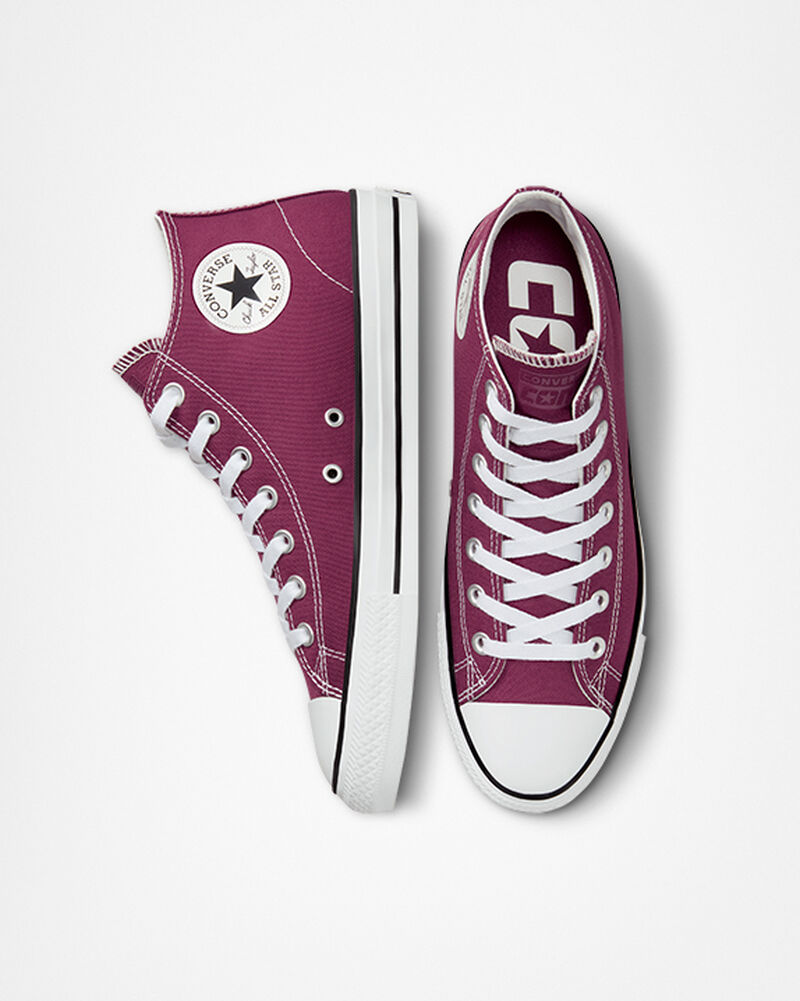 Pánské Nízké Converse ​CONS Chuck Taylor All Star Pro Skate Růžové Bílé Bílé | 5741-DWBLY
