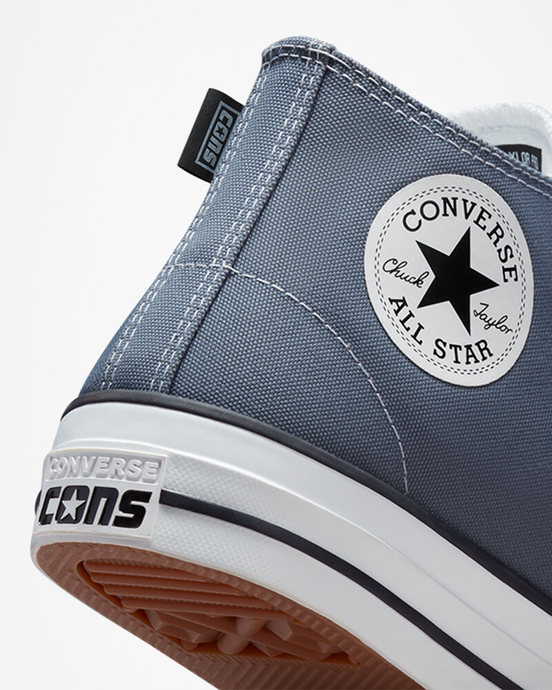 Pánské Nízké Converse ​CONS Chuck Taylor All Star Pro Skate Šedé Bílé Černé | 7180-HZDRS
