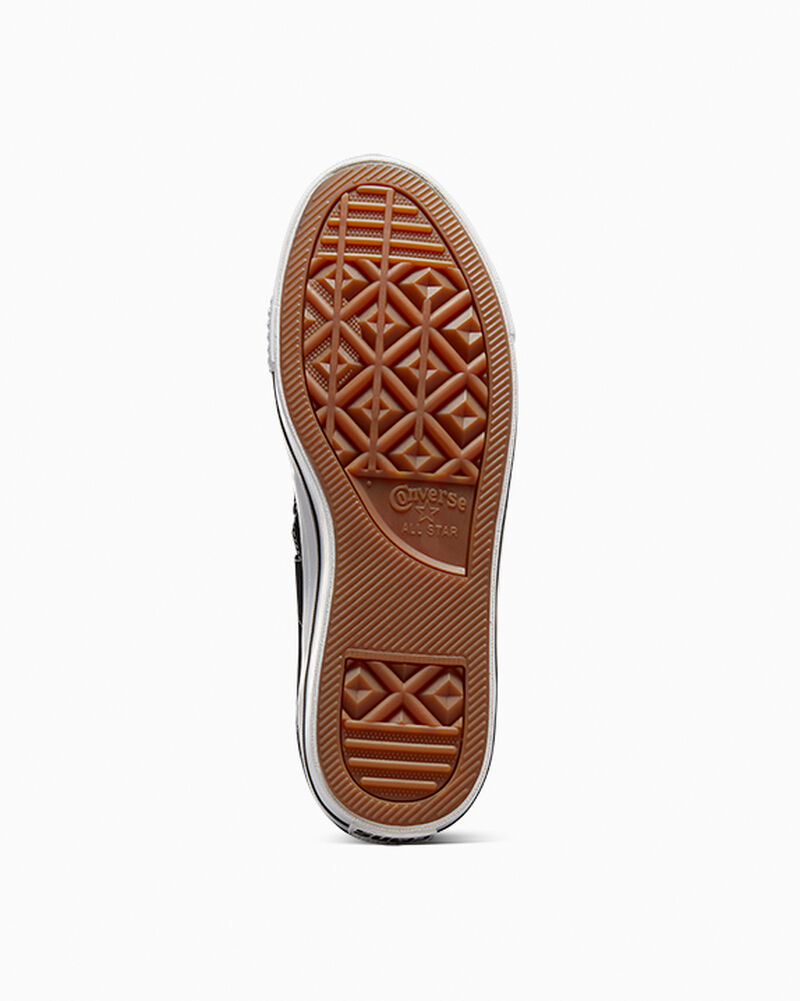 Pánské Nízké Converse ​CONS One Star Pro Semišové Skate Černé Černé Bílé | 9526-CNDBR