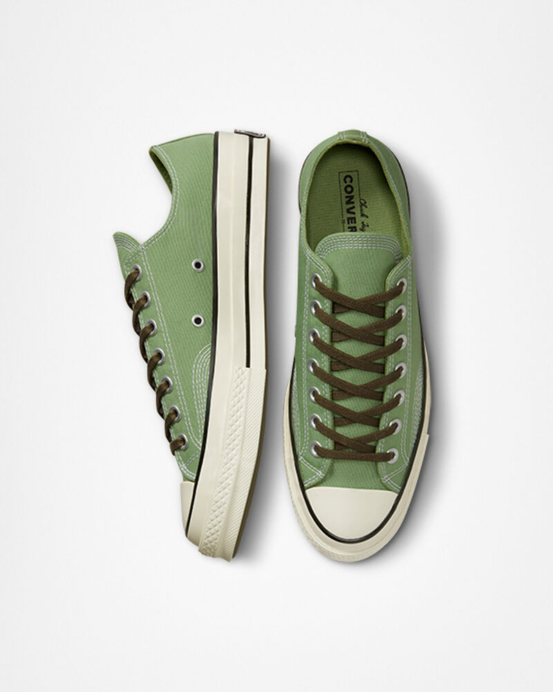 Pánské Nízké Converse ​Chuck 70 Jungle Cloth Unisex Zelene Bílé | 1460-GKEXC
