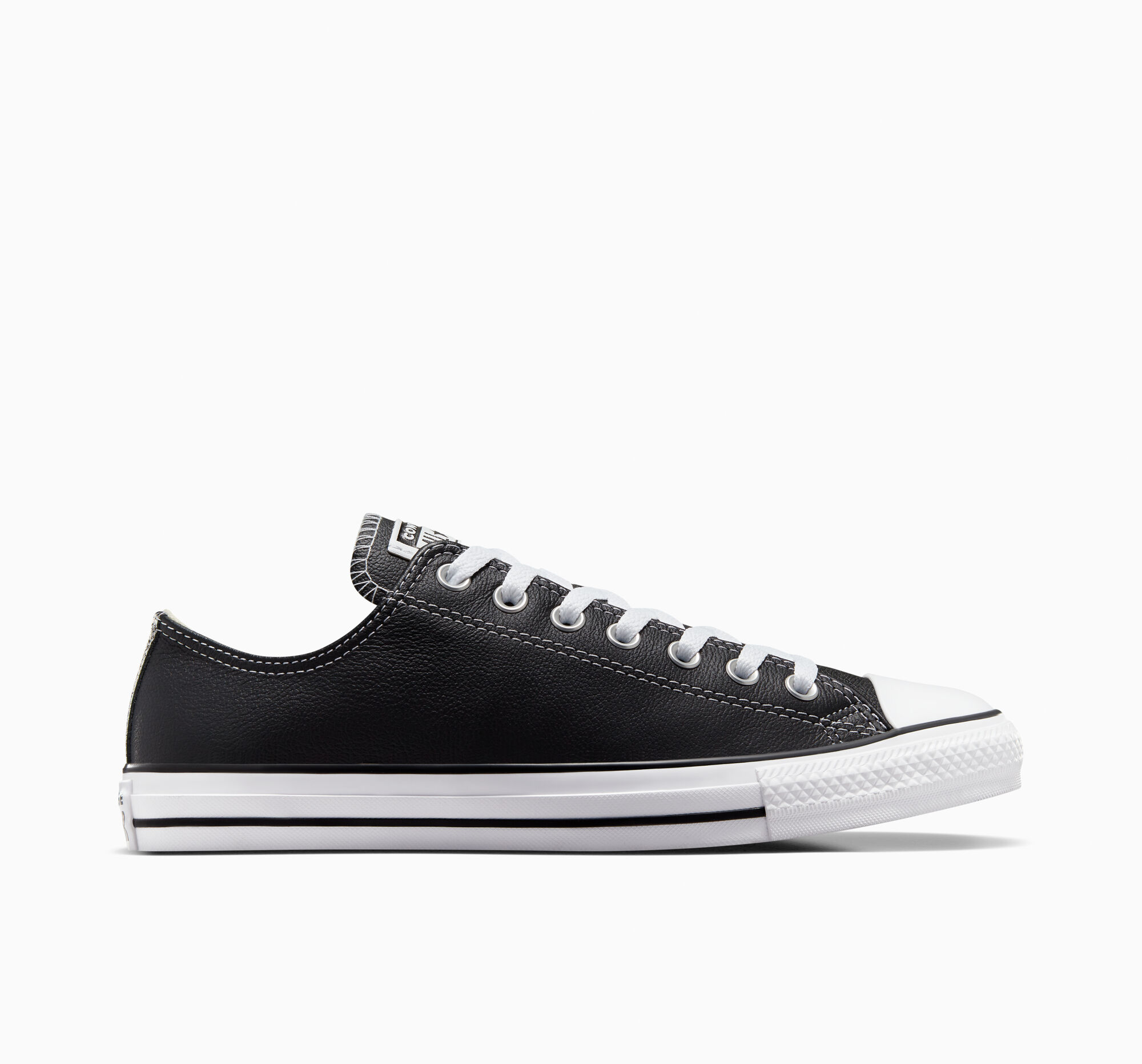Pánské Nízké Converse ​Chuck Taylor All Star Læder Unisex Černé | 5087-JQOVA