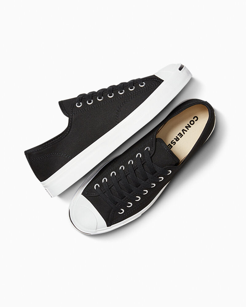 Pánské Nízké Converse ​Jack Purcell Platene Unisex Černé Bílé Černé | 0758-HCDSO