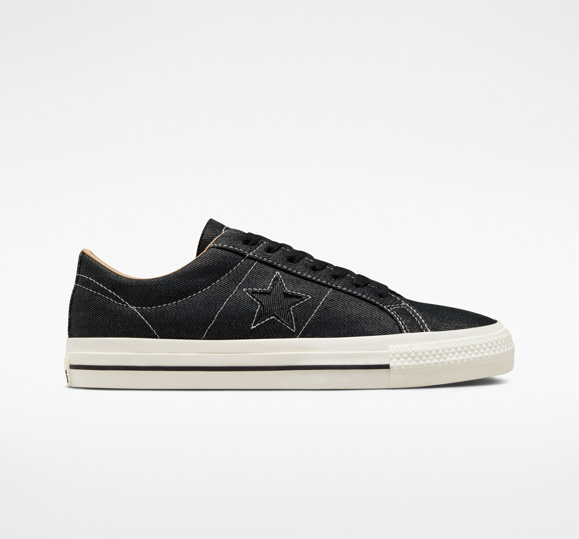 Pánské Nízké Converse ​One Star Pro Denim Skate Černé Černé | 3269-YWPKJ