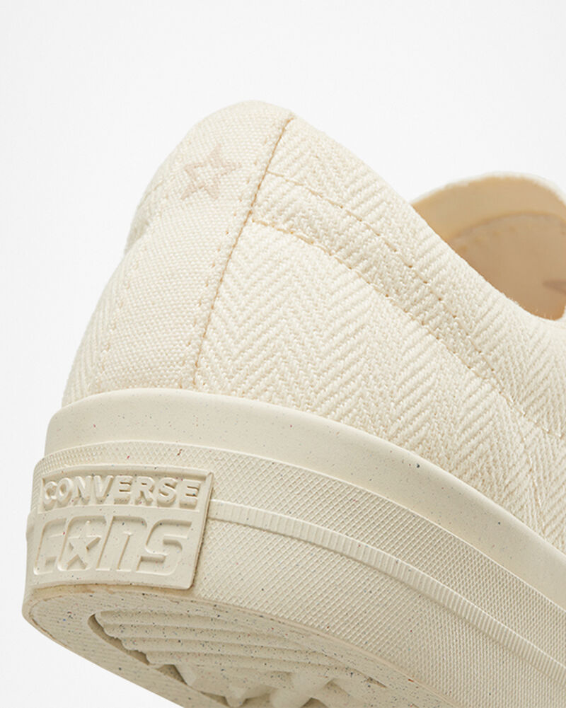 Pánské Nízké Converse ​One Star Pro Herringbone Skate Soft Dune/Egret | 5607-ITNGQ