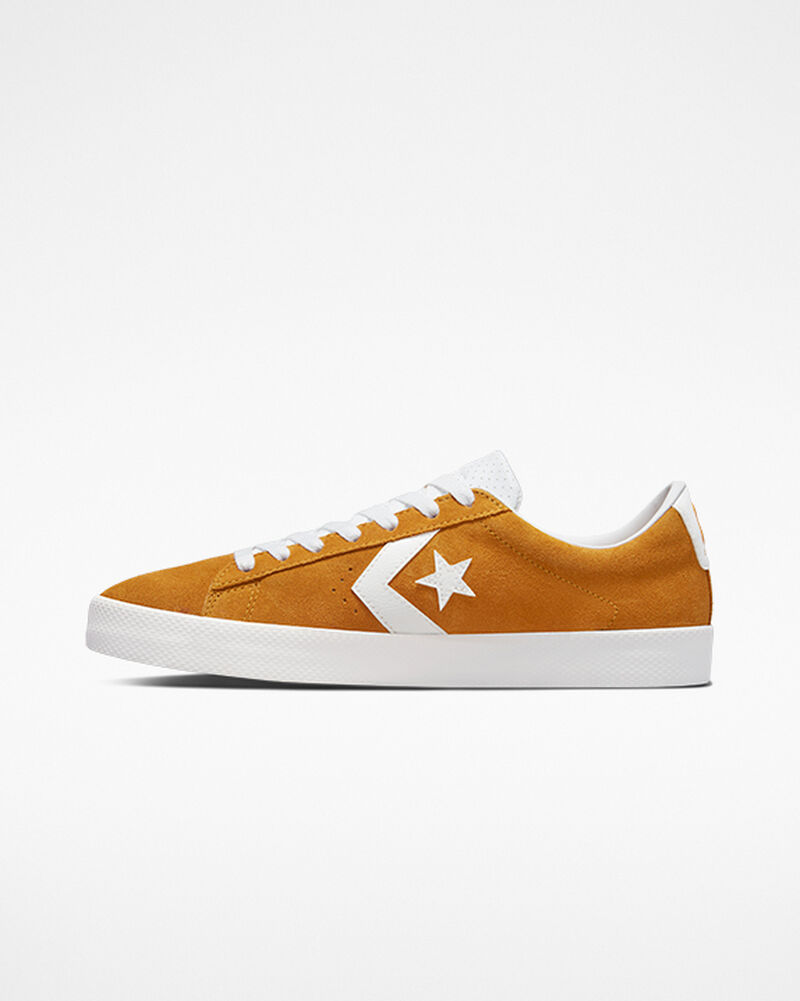 Pánské Nízké Converse ​PL Vulc Pro Semišové Skate Bílé Bílé | 8429-LKQTX