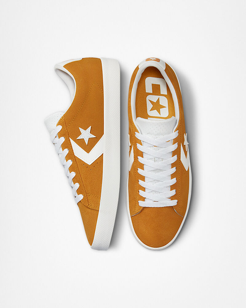Pánské Nízké Converse ​PL Vulc Pro Semišové Skate Bílé Bílé | 8429-LKQTX