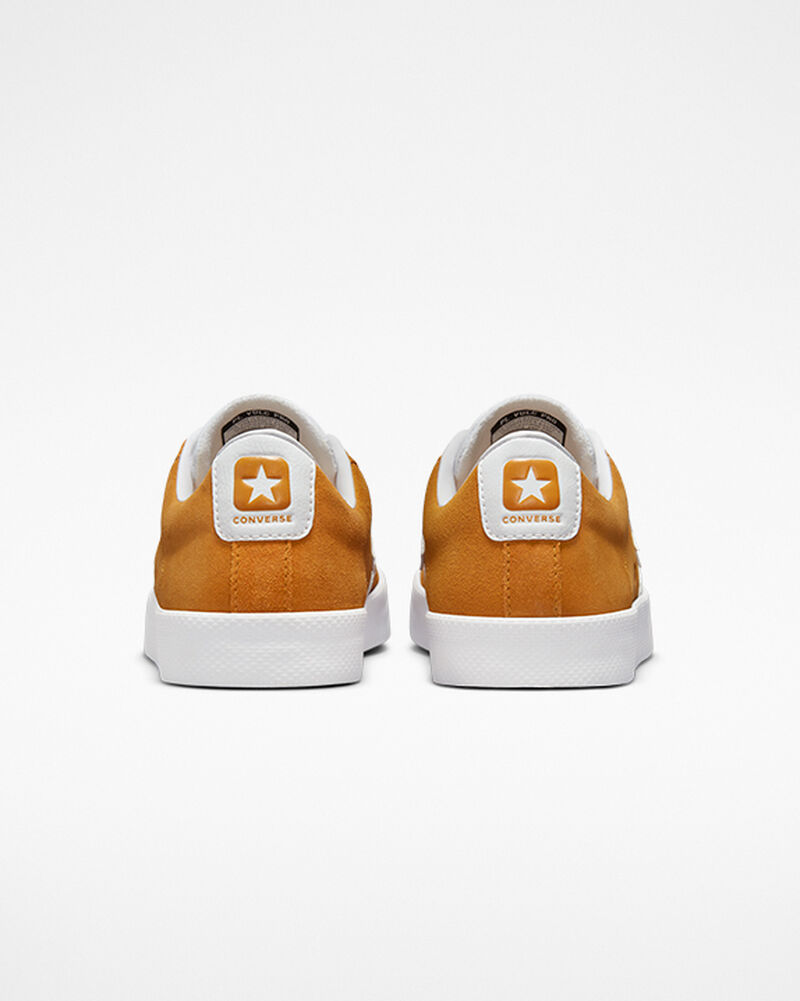 Pánské Nízké Converse ​PL Vulc Pro Semišové Skate Bílé Bílé | 8429-LKQTX