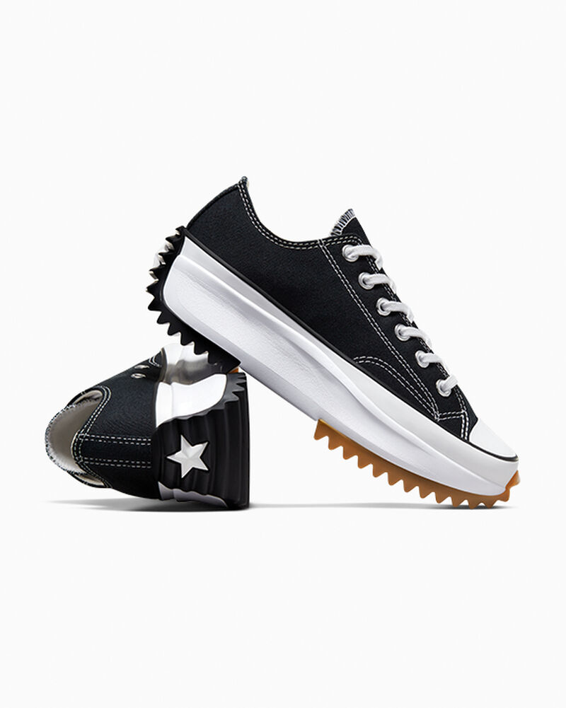 Pánské Nízké Converse ​Run Star Hike Unisex Černé Bílé | 2763-ZKYAJ