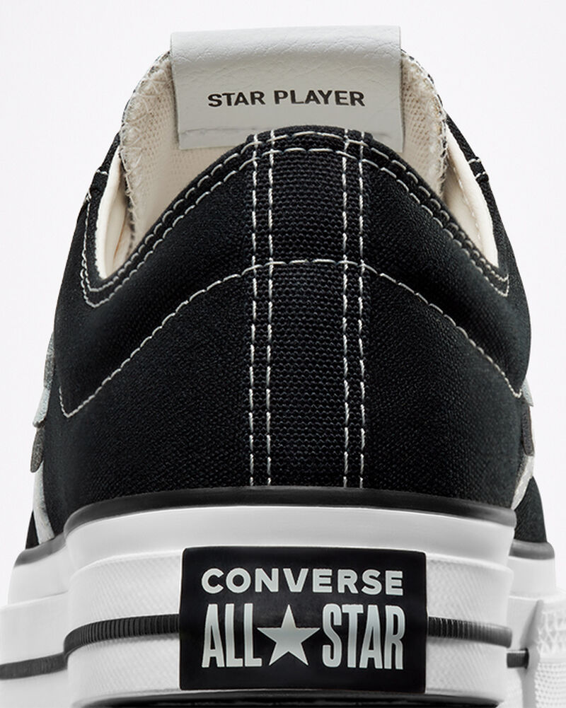 Pánské Nízké Converse ​Star Player 76 Unisex Černé Bílé Černé | 8169-XMWPN