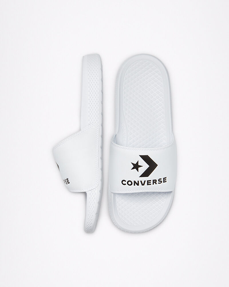 Pánské Slip On Converse ​All Star Pantofle Unisex Sandal Bílé Černé Bílé | 0395-THRKM