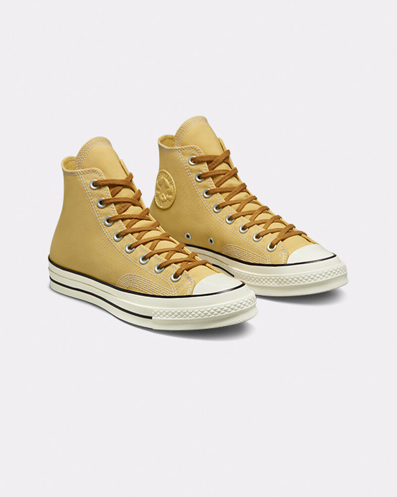 Pánské Vysoké Converse Chuck 70 Jungle Cloth Zlaté Oranžové | 2814-ABTHL
