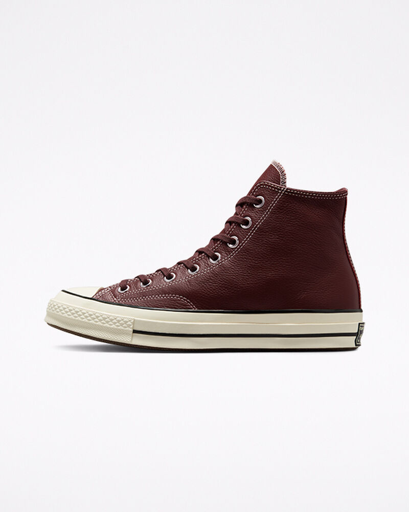 Pánské Vysoké Converse ​Chuck 70 Læder Seasonal Color Unisex Černé | 6124-FBOMK