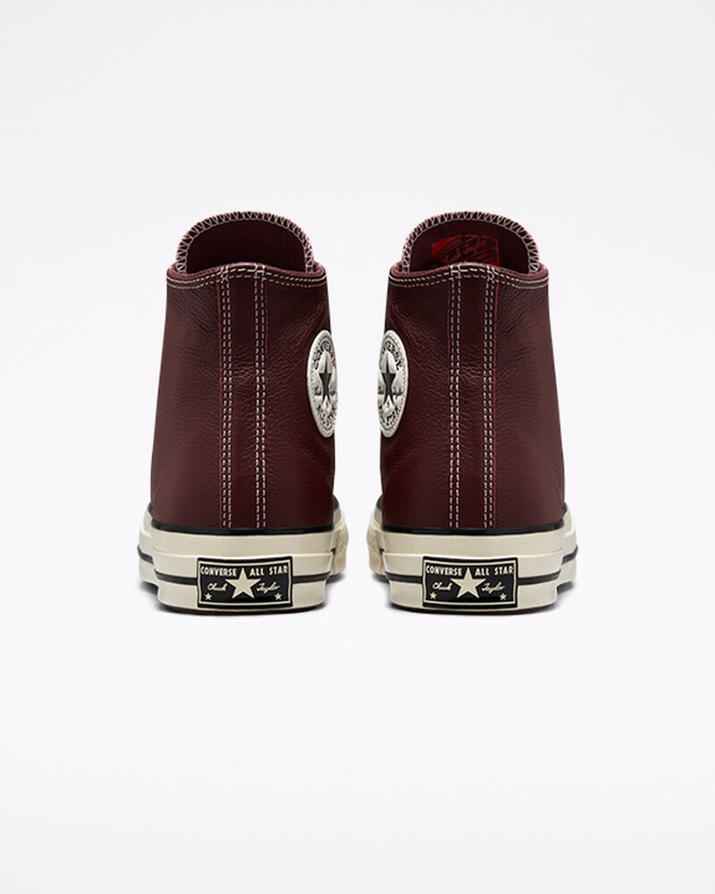 Pánské Vysoké Converse ​Chuck 70 Læder Seasonal Color Unisex Černé | 6124-FBOMK