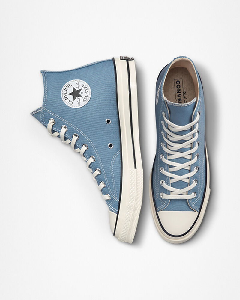 Pánské Vysoké Converse ​Chuck 70 Platene Unisex Indigo Černé | 2387-EXHQF
