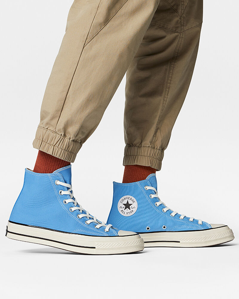 Pánské Vysoké Converse ​Chuck 70 Platene Unisex Blankyt Černé | 8370-VJFTQ